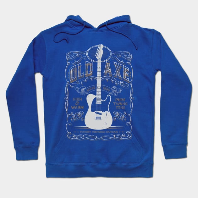 Old Axe Tele Hoodie by mrspaceman